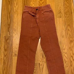 Ann Taylor Rust Utility Jeans in 2P